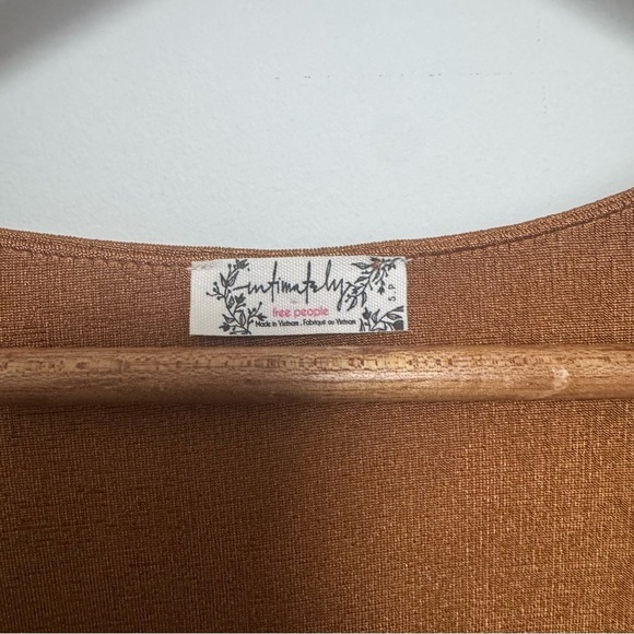 Free people X REVOLVE Turnt Bodysuit in Honey Ginger S - Picture 7 of 7